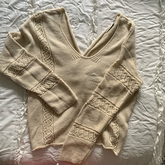 Open back slouch sweater - Picture 1 of 4